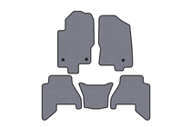 Nissan Pathfinder R51 2005–2014 Gummimåtter Carsuit V2 (2 rækker, grå, 2010-2014) foto 1