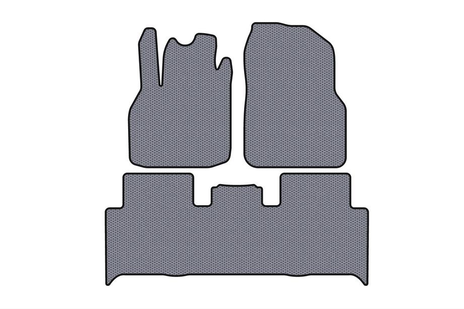 Renault Scenic/Grand 2003–2009 Gummimåtter Carsuit (2 rækker, grå) Image