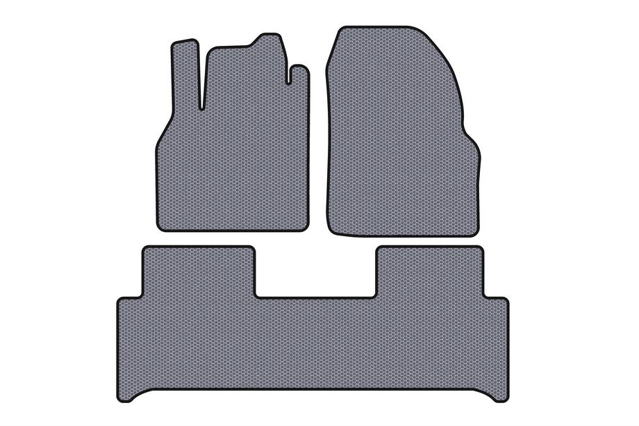 Renault Scenic/Grand 2003–2009 Gummimåtter Carsuit (Grå) Image