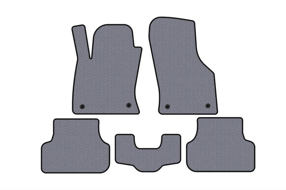 Seat Leon 2013–2020 Gummimåtter Carsuit (2013-2016, SW, grå) Image