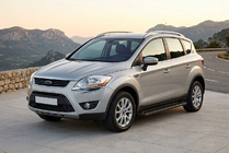 Ford Kuga 2008–2013 Allmond Black sidetrin (2 stk., aluminium) foto 1