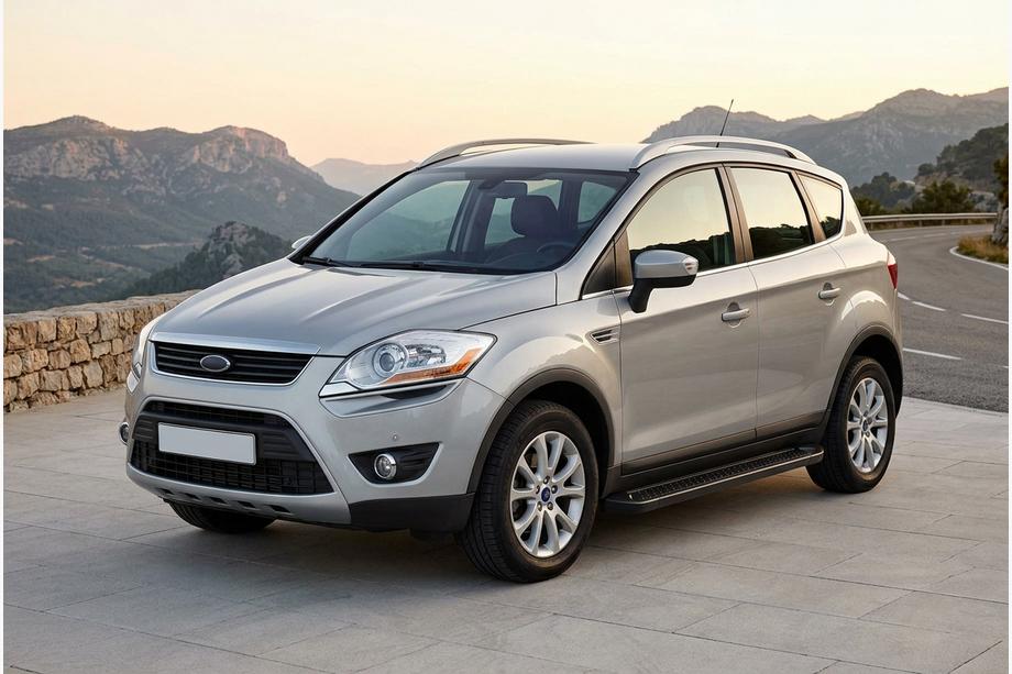 Ford Kuga 2008–2013 Allmond Black sidetrin (2 stk., aluminium) Image