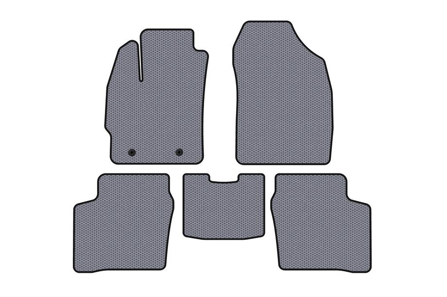 Toyota Prius 2003–2009 Gummimåtter til kabinen Carsuit (LB, grå) Image