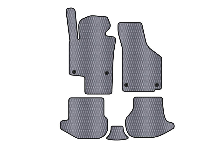 Volkswagen EOS 2006–2011 Gummimåtter Carsuit (Grå) Image