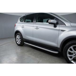 Sidetrin Tayga Grey (2 stk., aluminium) foto 1