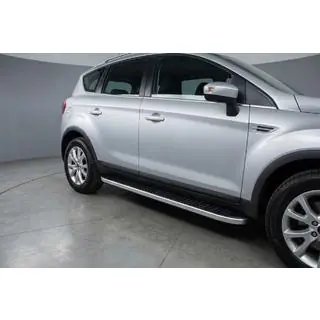 Sidetrin Tayga Grey (2 stk., aluminium) foto 1