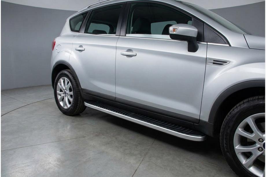 Ford Kuga 2008–2013 Sidetrin Tayga Grey (2 stk., aluminium) Image