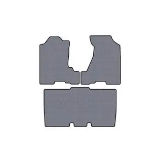 Gummimåtter Carsuit (Grå)