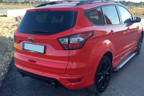 Ford Kuga/Escape 2013–2019 Sidetrin Line (2 stk., aluminium) Med lakerede dørplader foto 9