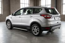 Ford Kuga/Escape 2013–2019 Duru sidetrin (2 stk., aluminium) Med sorte dørbeskyttere foto 1