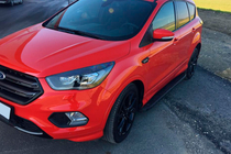 Ford Kuga/Escape 2013–2019 Sidetrin Bosphorus Black (2 stk., aluminium) foto 1