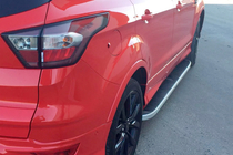 Ford Kuga/Escape 2013–2019 Sidetrin Tayga Grey (2 stk., aluminium) foto 12