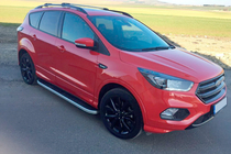 Ford Kuga/Escape 2013–2019 Sidetrin Tayga Grey (2 stk., aluminium) foto 2