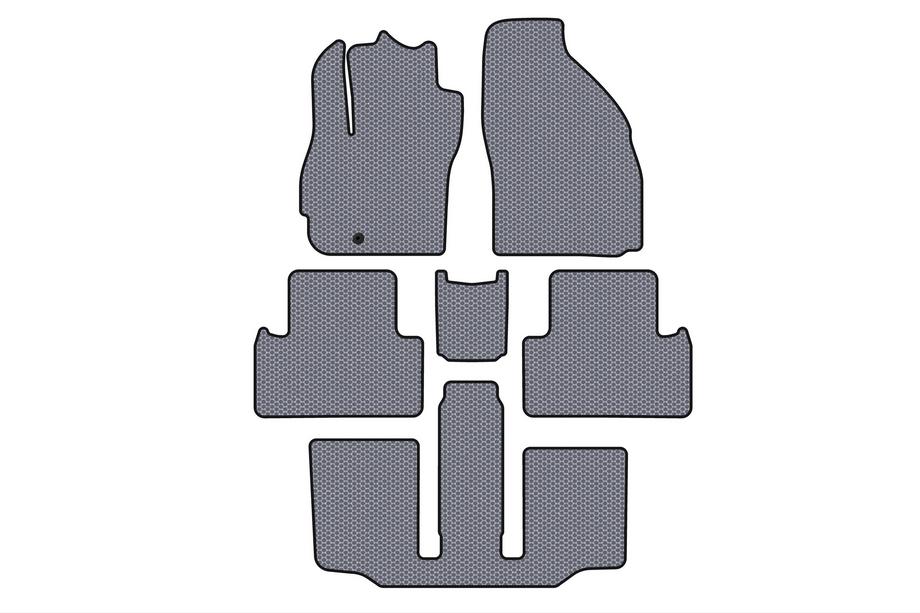 Mazda 5 2005–2009 Gummimåtter Carsuit (3 rækker, 7-personers, grå) Image
