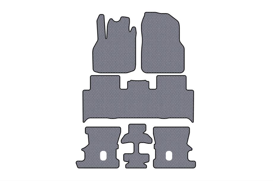 Renault Scenic/Grand 2003–2009 Gummimåtter Carsuit (3 rækker, grå) Image