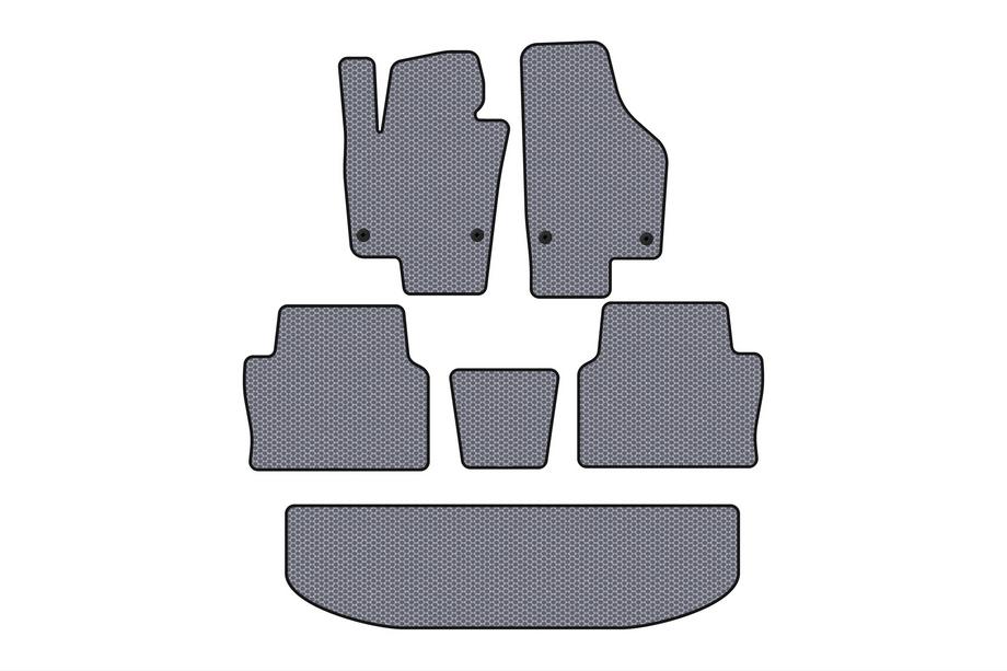 Seat Alhambra 2010– Gummimåtter Carsuit (3 rækker, grå) Image