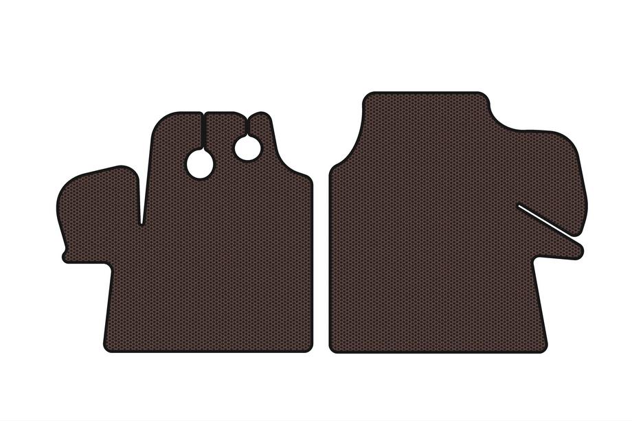 Fiat Ducato 1995–2006 Gummimåtter Carsuit (2002-2006, brun) Foto 1