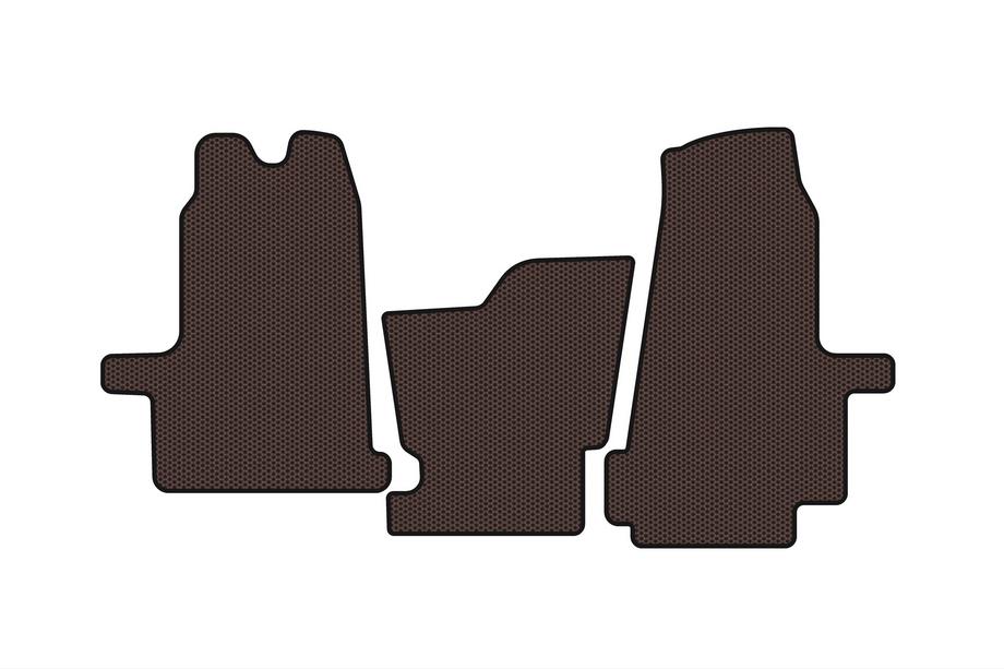 Ford Transit 2000–2014 Gummimåtter Carsuit (2000-2006, automatgear, brun) Image