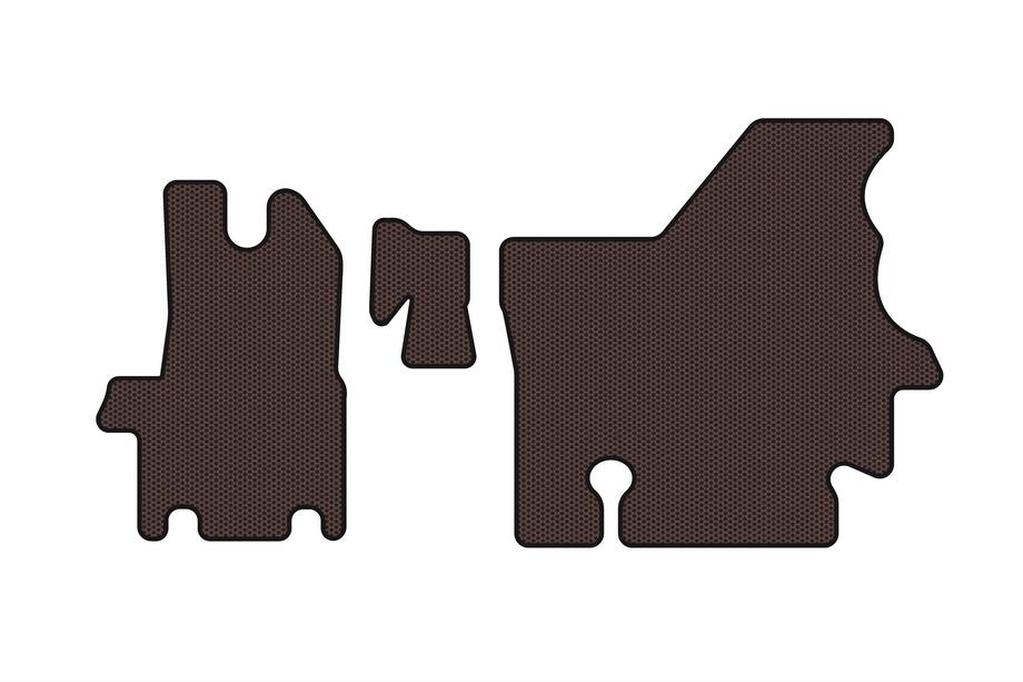 Renault Master 1998–2010 Gummimåtter Carsuit (1998-2003, brun) Foto 1