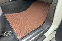 Toyota Land Cruiser 200 2007–2021 Gummimåtter Carsuit (2007-2012, brun) foto 2
