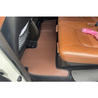 Gummimåtter Carsuit (2007-2012, brun) Toyota Land Cruiser 200 2007–2021 foto 3