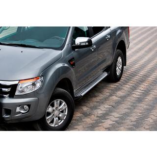 Sidetrin Allmond Grey (2 stk., aluminium) foto 1