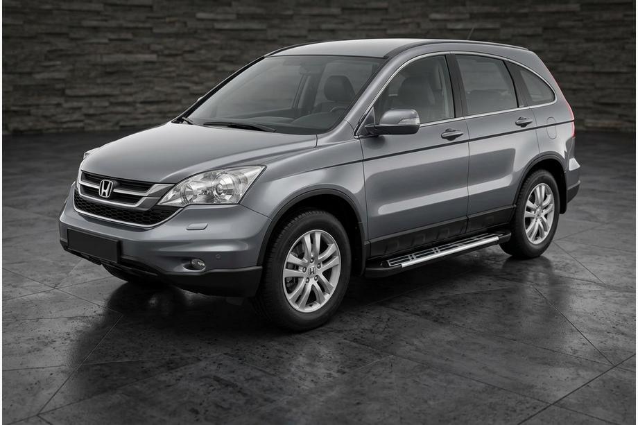 Honda CRV 2007–2011 Sunrise sidetrin (2 stk., aluminium) Image