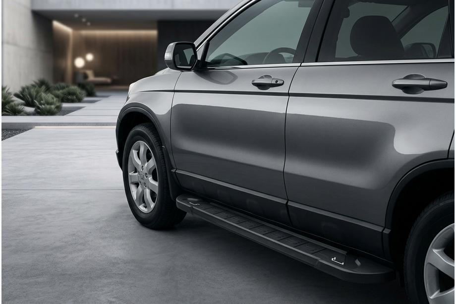 Honda CRV 2007–2011 RedLine Black side trinbrætter (2 stk., aluminium) Image