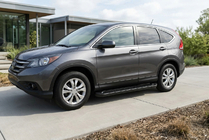 Honda CRV 2012–2016 Allmond Black sidetrin (2 stk., aluminium) foto 1