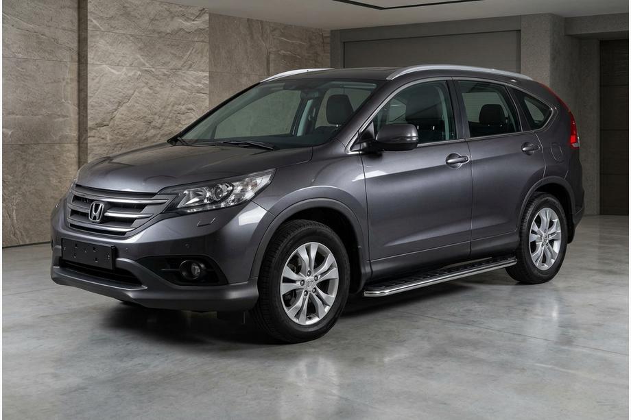 Honda CRV 2012–2016 Maydos V1 sidetrin (2 stk., aluminium ↗ rustfrit stål) Image