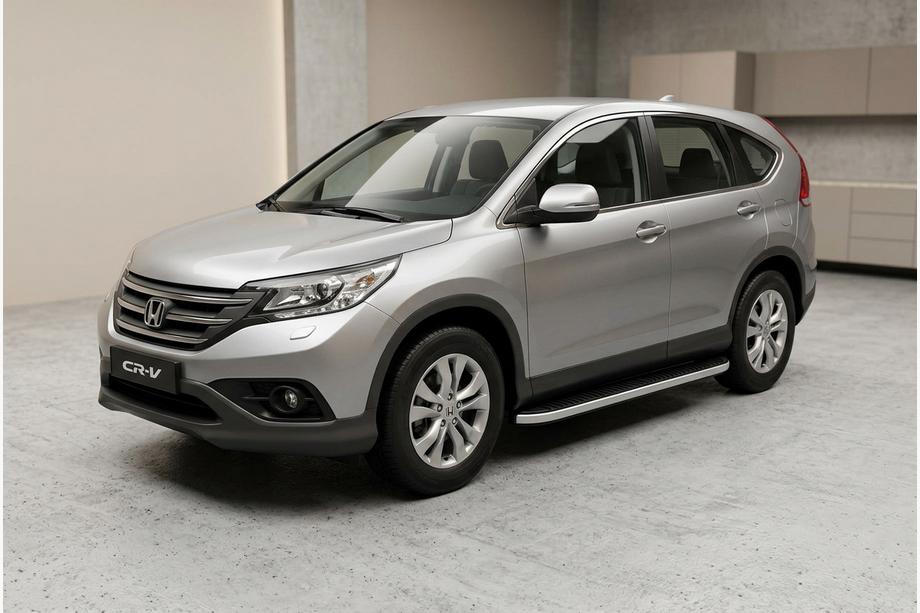 Honda CRV 2012–2016 Sidetrin Tayga Grey (2 stk., aluminium) Image