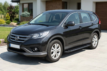 Honda CRV 2012–2016 RedLine Black side trinbrætter (2 stk., aluminium) foto 1