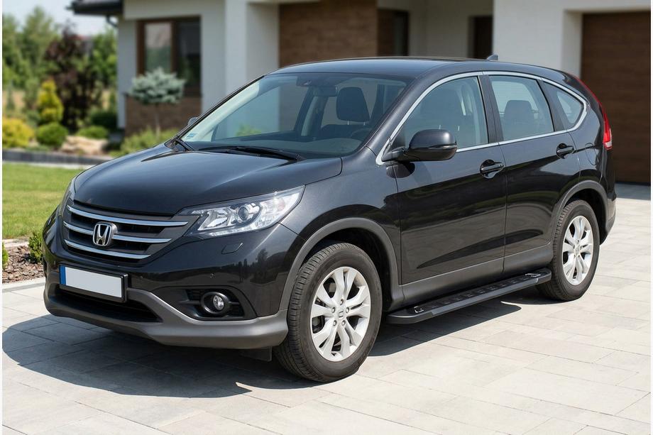 Honda CRV 2012–2016 RedLine Black side trinbrætter (2 stk., aluminium) Image