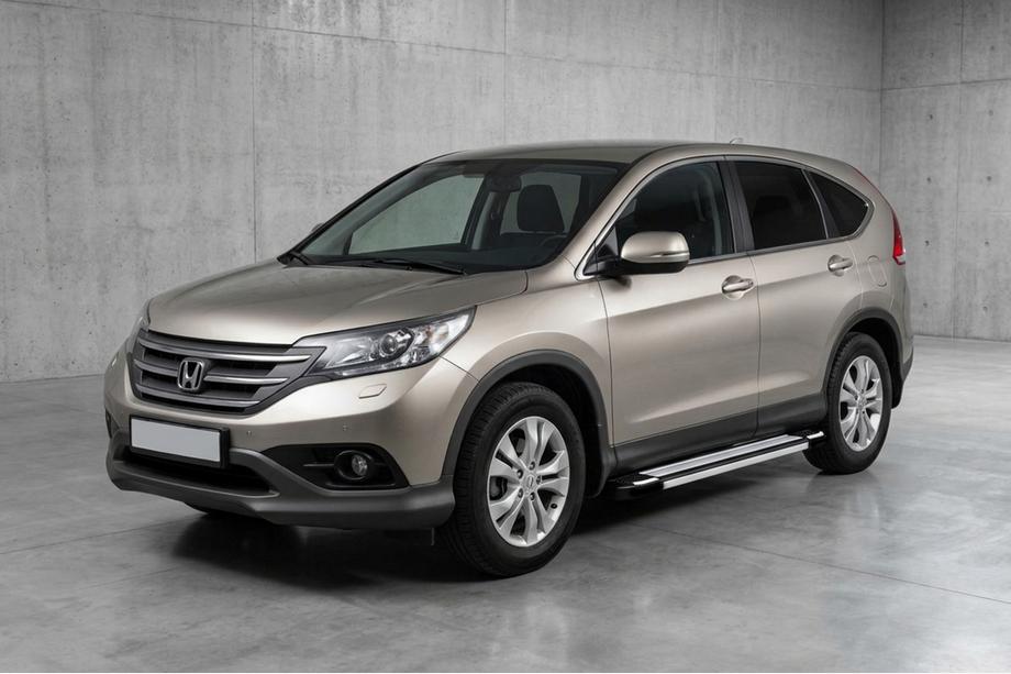 Honda CRV 2012–2016 Sidetrin Rainbow (2 stk., aluminium) Image
