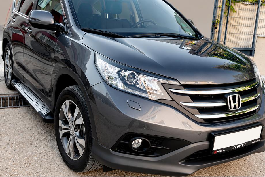 Honda CRV 2012–2016 Sidetrin Allmond Grey (2 stk., aluminium) Foto 1