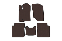 Mitsubishi Outlander 2001–2006 Gummimåtter Carsuit (Brun) foto 1
