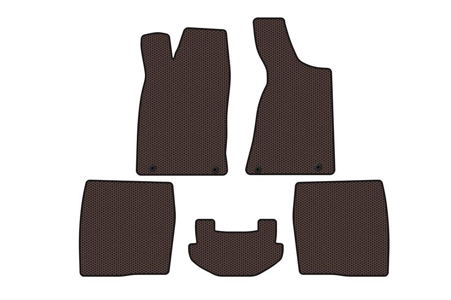 Audi 80/90 1987–1996 Gummimåtter Carsuit (1987-1991, Sedan, brun) Image
