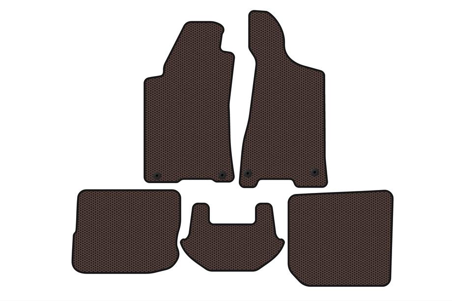 Audi 80/90 1987–1996 Carsuit gummimåtter (1991-1996, Sedan, brun) Image