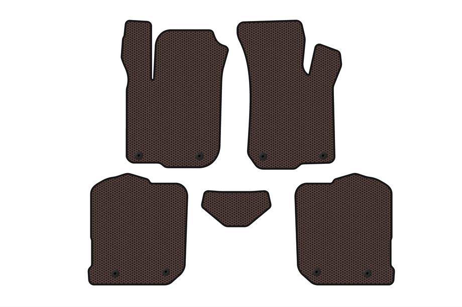 Audi A3 1996–2003 Gummimåtter Carsuit (HB, brun) Image