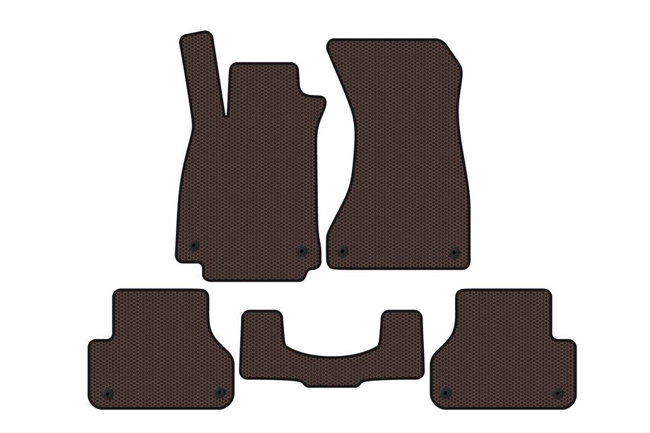 Audi A5 2016–2025 Gummimåtter Carsuit V1 (Sportback, brun) Image