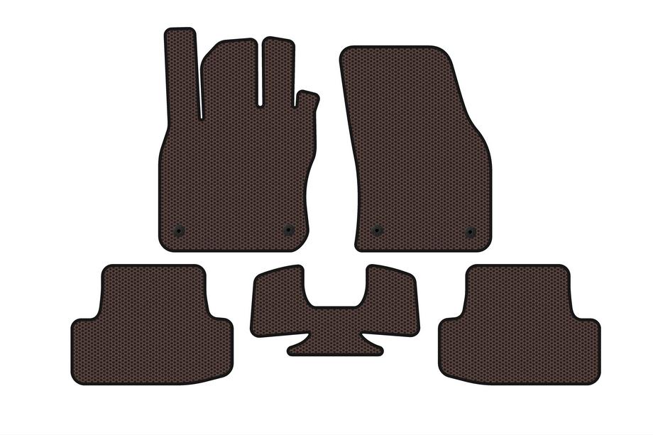 Audi Q2 2016– Gummimåtter Carsuit (Brun) Image