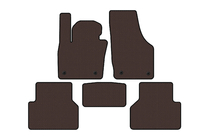 Audi Q3 2011–2019 Gummimåtter Carsuit (Brun) foto 1