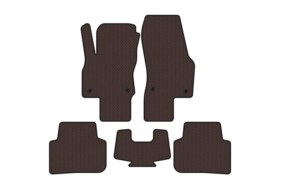 Audi Q3 2019–2025 Gummimåtter Carsuit (Brun) Image
