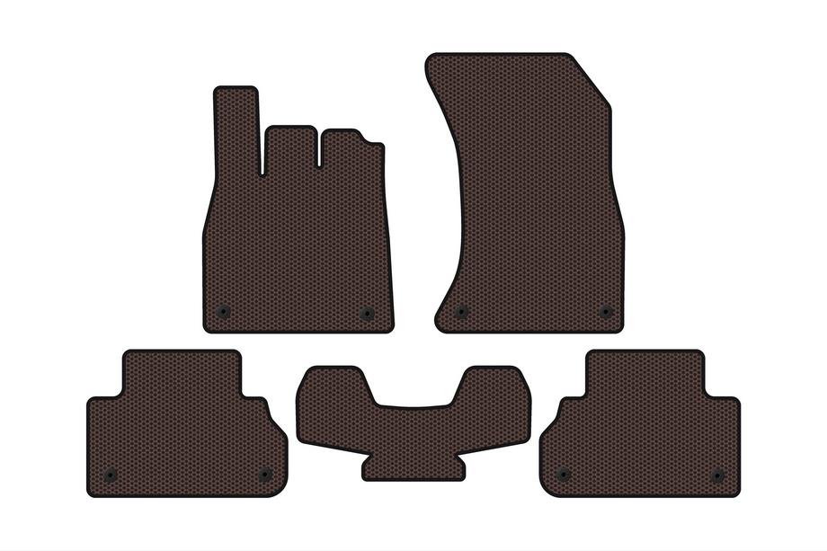 Audi Q5 2017–2025 Gummimåtter Carsuit (Brun) Image