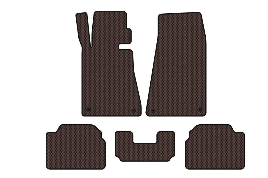 BMW 5-serie E34 1988–1995 Gummimåtter Carsuit (Brun) Image