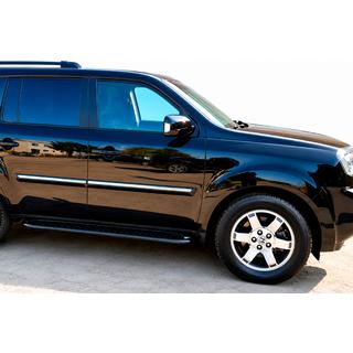 Sidetrin Allmond Black (2 stk., aluminium) foto 1
