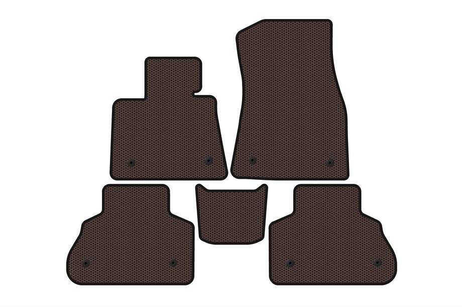 BMW X5 G05 2019–2026 Gummimåtter Carsuit (Brun) Image