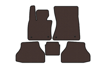 BMW X6 E71 2008–2014 Gummimåtter Carsuit V-2 (Brun) foto 1