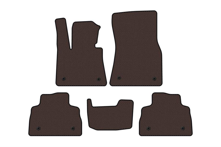 BMW X6 G06 2019–2027 Gummimåtter Carsuit (Brun) Image
