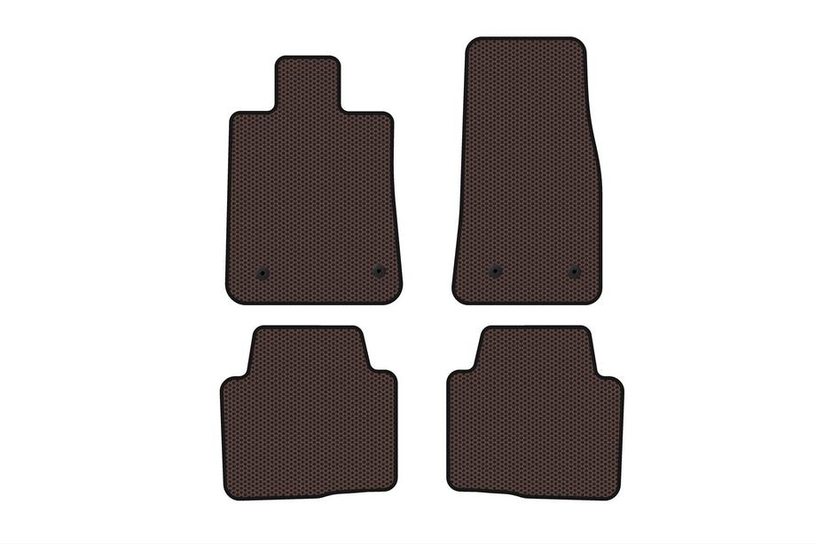 Cadillac CTS 2013–2019 Gummimåtter Carsuit (2013+, brun) Image